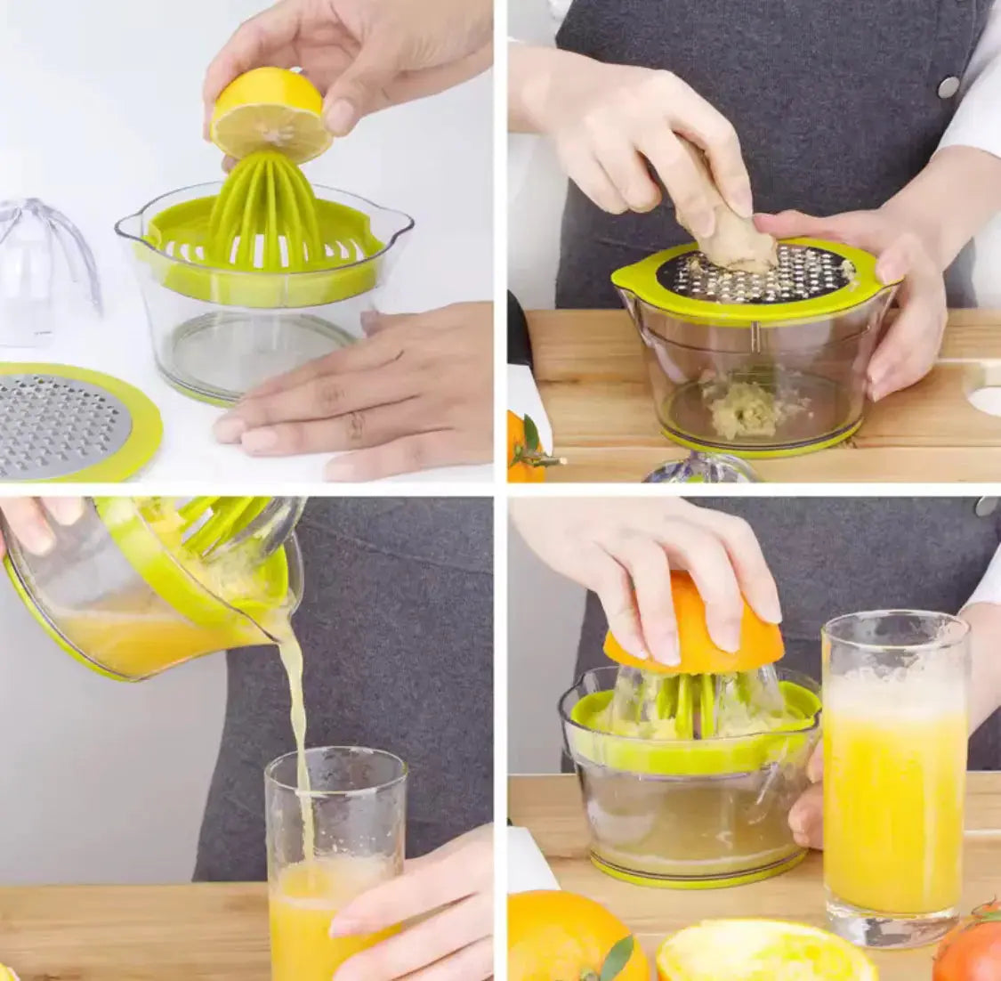 Multifunctional Citrus Juicer With Measuring Cup, Vegetable Crusher Tool, Kitchen Accessories Tools