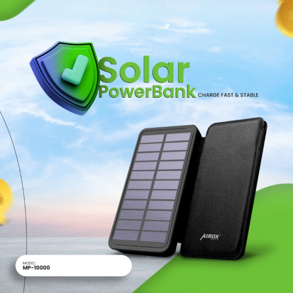 Mp-10000 Airox Solar Solar Power Bank – Your Sustainable Energy Solution